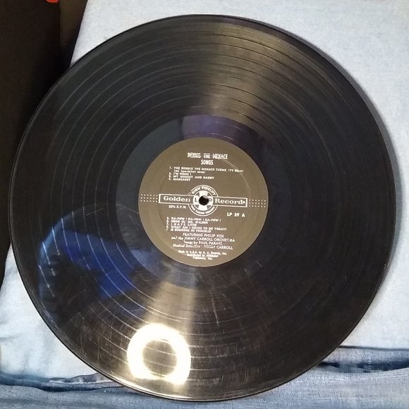 Dennis The Menace Songs Hank Ketcham Sandpiper Carroll Orchestra 1960 Vinyl Rec. - Picture 3 of 4